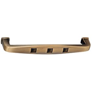 Maner mobila metalic grafiat, filet gaura M4, 128 mm