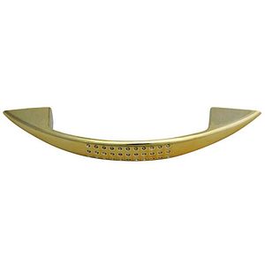 Maner mobila arcada plastic, filet gaura M4, 96 mm, auriu