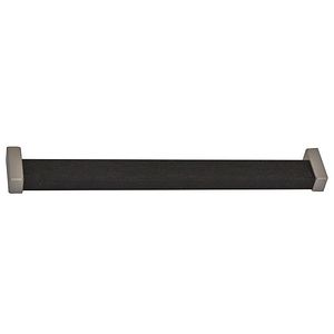 Maner mobila plastic nichel, filet gaura M4, 160 mm