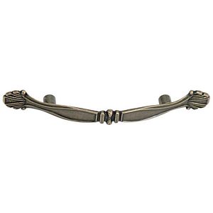Maner mobila arcada metalic, 76 mm, alamit antic