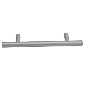 Maner mobila plastic, 96 mm, crom satinat