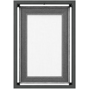 Plasa insecte clips FENSTERWELT, 446.1 x 43.8, aluminiu, gri lucios