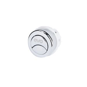 Buton vas WC EvoSanitary 680027, actionare pneumatica, ABS, 20-38 mm, crom