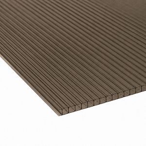 Policarbonat celular Carboplak, 6 x 2.1 m, 6 mm, bronz