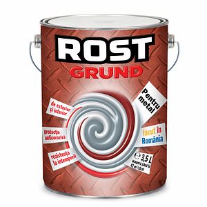Grund pentru metal ROST, 3.5L, rosu oxid