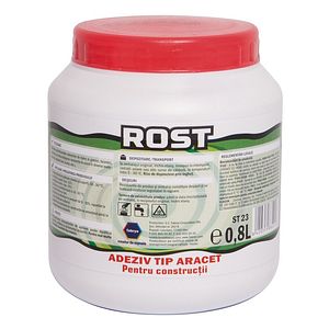 Adeziv aracet pentru constructii Rost, alb, 0.8 l