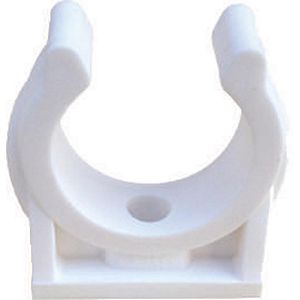 Clema simpla PP , 15 mm, alb, 10buc