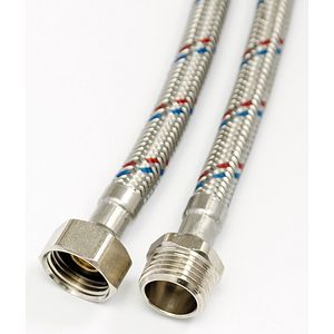 Racord flexibil apa, 100 cm, 1/2, filet exterior Heko