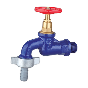 Robinet dublu serviciu fonta, racord 3/4 - 1/1