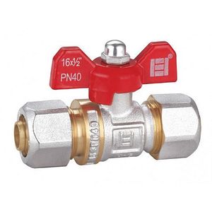 Robinet pentru pexal, 16 mm, diametru filet 1/2  Everline