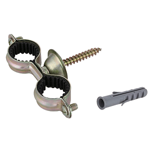 Colier dublu metalic EVERLINE, 22mm, argintiu, 5buc