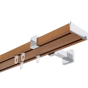 Set galerie simpla, stejar, aluminiu, 240 cm x 70 mm  Te-ma