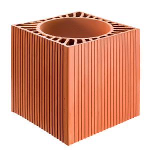 Caramida cos fum, fara gaura laterala, diametru 25 cm