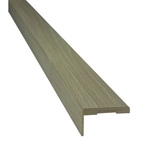 Set pervaz reglabil, MDF, 7.3 x 215 cm, maro deschis