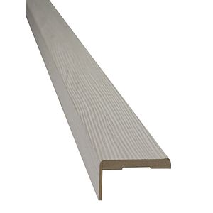 Set pervaz reglabil, MDF, 7.3 x 215 cm, alb