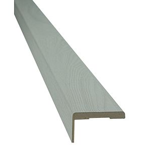 Set pervaz reglabil, MDF, 7.3 x 215 cm, alb