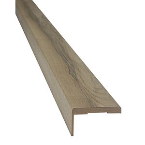 Set pervaz reglabil, MDF, 7.3 x 215 cm, maro deschis