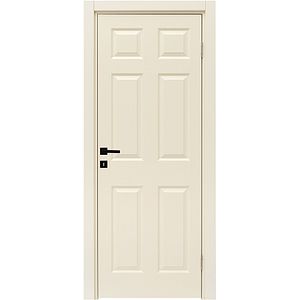 Usa interior Assos, fara geam, reversibila, MDF, 88 x 203 cm, oyster