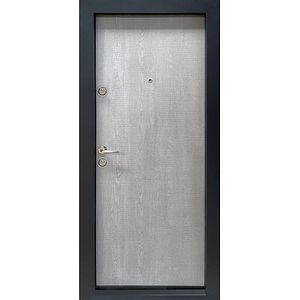 Usa de intrare pentru apartament  BC111, fara geam, dreapta, metal, 77 x 194 cm, gri deschis