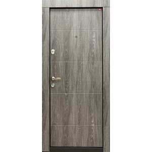 Usa de intrare pentru apartament BELLA CASA BC108, fara geam, stanga, metal, 86 x 202 cm, gri