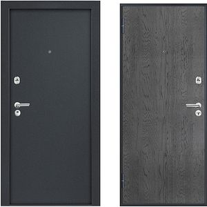 Usa de intrare pentru apartament BELLA CASA BC 100, fara geam, stanga, metal, 86 x 205 cm, gri