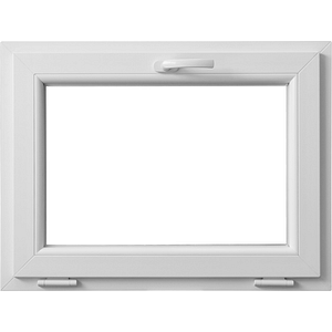 Fereastra termopan APLAST, PVC, 4 camere, 76 x 56 cm, deschidere batanta in jos, alb