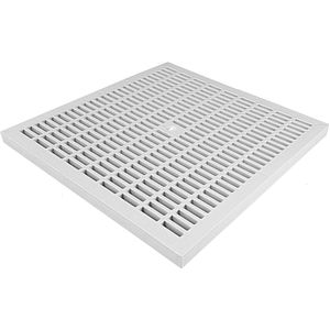 Gratar PP Gri camin patrat  A15 400x400  Vodaland