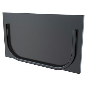 Capat plastic Rigola Stpark, 7 cm, negru Vodaland