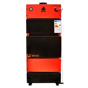 Cazan pe lemne din otel Eco 37, 37 kW, 147 x 53 x 59 cm