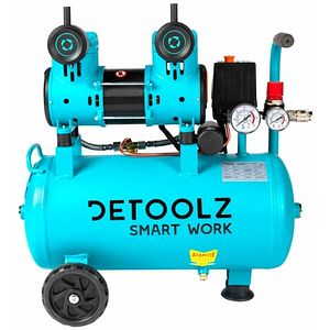 Compresor aer DETOOLZ DZ-C334, fara ulei, 1500W, 24l, 154 l/min, 8 bar