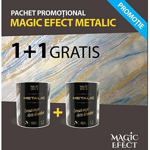 Pachet vopsea, metalic, 1+1 gratuit Magic Efect