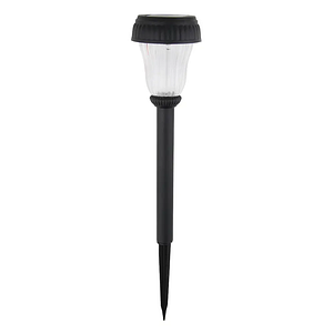 Lampa solara de exterior HOROZ, LED, 0.06W, IP44, 6400K, plastic, negru