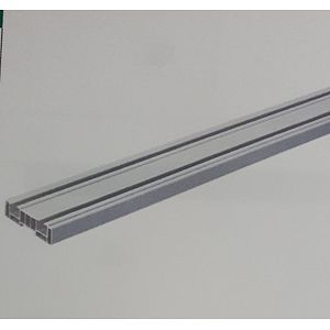 Sina perdea, plastic, 2.5 m, 2 canale 