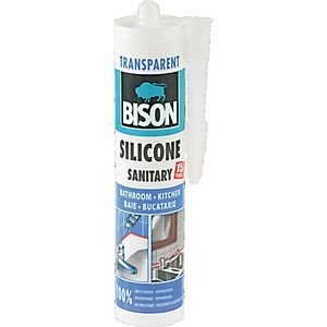 Silicon sanitar Bison, transparent, 280 ml