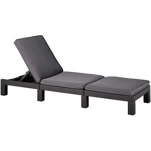 Sezlong terasa KETER Daytona, 195 x 65 cm, gri