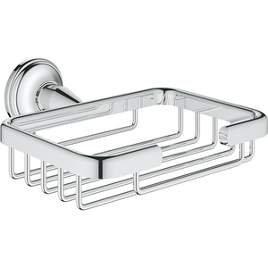 Suport perete GROHE Essentials Authentic 40659001, argintiu