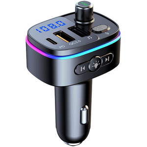 Modulator FM MYRIA MY2124, Bluetooth, USB, negru