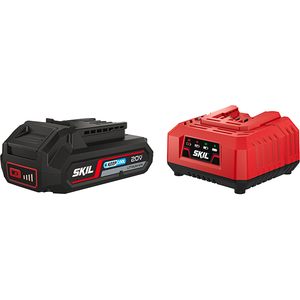 Set incarcator si acumulator pentru scule electrice SKIL BC1E3110AA, 18 V, 2.5 Ah, Li-Ion