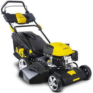 Masina de tuns gazonul STANLEY SLM-139-460, Benzina, 139CMC, latime taiere 139 cm, cos 60L, galben