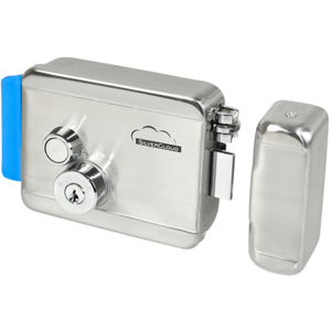 Yala electromagnetica SILVERCLOUD YE910 cu butuc dublu, deschidere stanga/dreapta, Fail Secure NO, inox