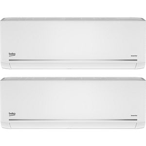 Sistem aer conditionat pentru 2 incaperi BEKO BGMPO1419BTUX2, 9000/9000 BTU, A++/A+, Unitatea externa 14000 BTU, WI-Fi, alb