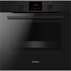 Cuptor incorporabil HANSA BOES68431, Electric, Autocuratare Steam Cleaning, 77 litri, Clasa A, negru