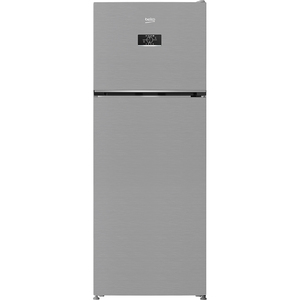 Frigider cu doua usi BEKO B3RDNE504HXB, No Frost, 477 l, H 186.5 cm, Clasa E, argintiu
