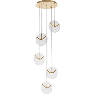 Lustra LED MYRIA Voluta MY10367BS, 32W, 2178lm, 4000K, IP20, alama