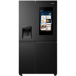 Side by Side HISENSE RS9P628GPFE, Total No Frost, 614 l, H 179 cm, Clasa E, Dozator apa, Wi-Fi, negru