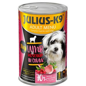 Hrana umeda pentru caini JULIUS K-9, Adult, Miel si Macese, 1.24 kg