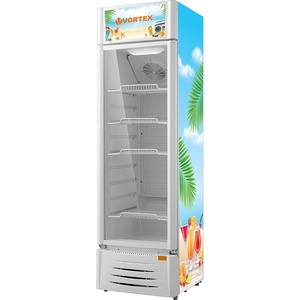 Vitrina frigorifica VORTEX VDC31SWH01M, 265 l, H 200.5 cm, alb