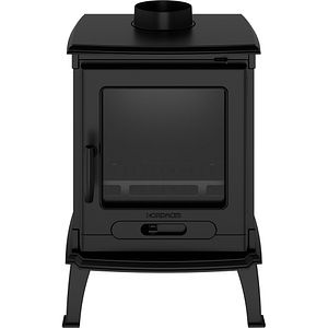 Semineu pe lemne NORDFLAM Harstad, fonta, 6kW, 46.5 x 39.5 x 69.5, negru